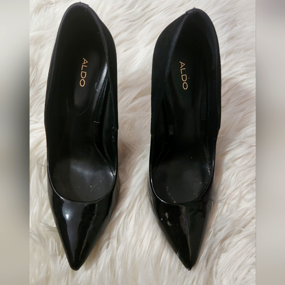 Aldo stilleto heels in black, US 8